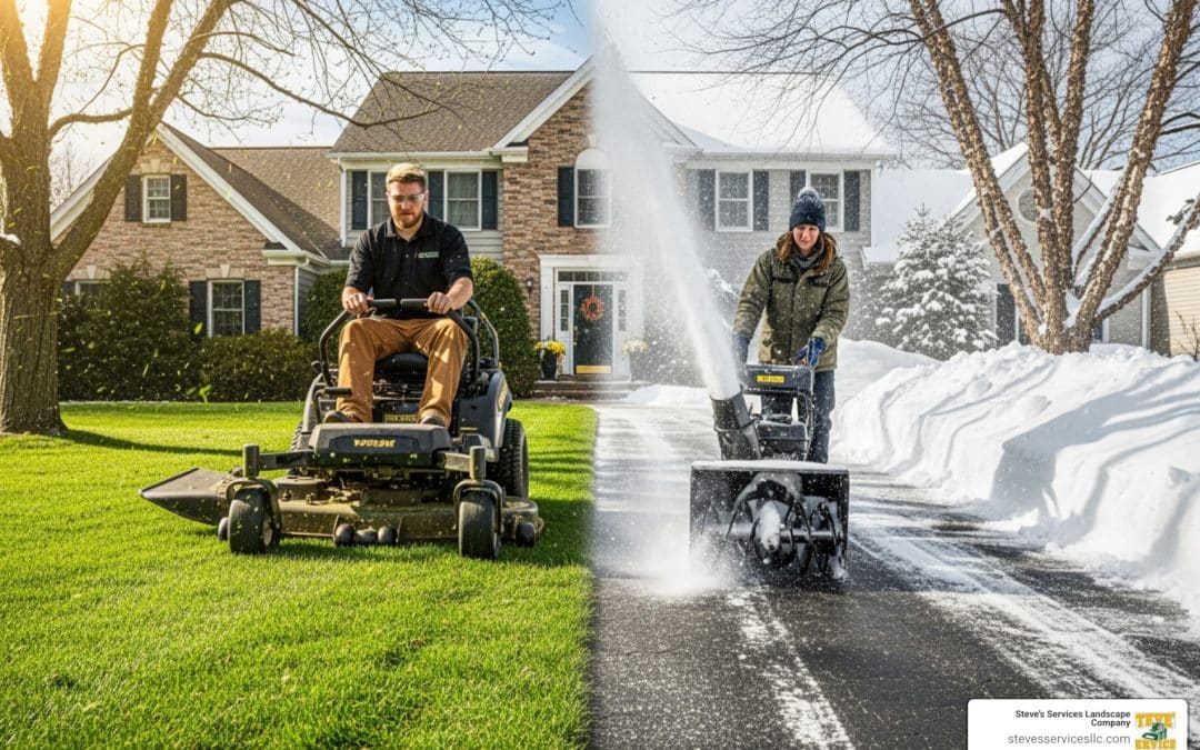 Simplify Your Seasons: Why Bundle Snow Removal with Lawn Care Services?