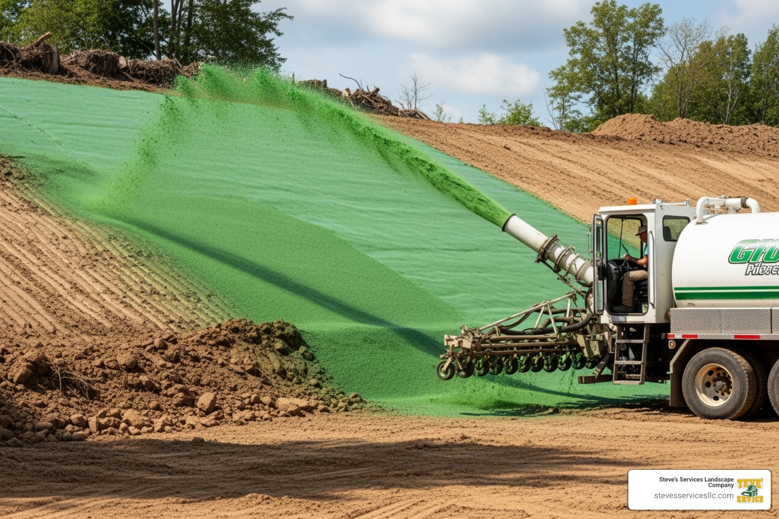 The Dirt on Hydroseeding Preventing Erosion with Spray-On Grass
