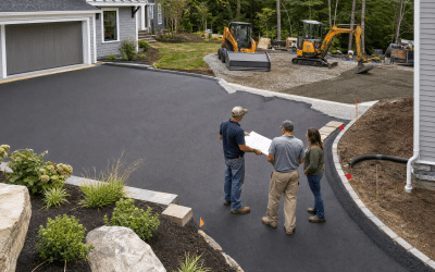Coordinating an Asphalt Driveway With Adjacent Landscape Work