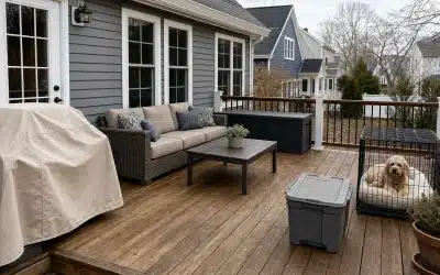 Preparing Your Home for Deck Staining: Furniture, Access and Pets