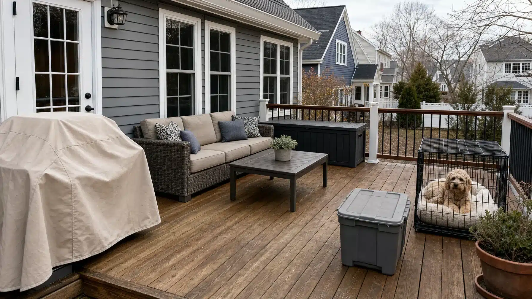Preparing Your Home for Deck Staining: Furniture, Access and Pets Preparing Your Home for Deck Staining: Furniture, Access and Pets